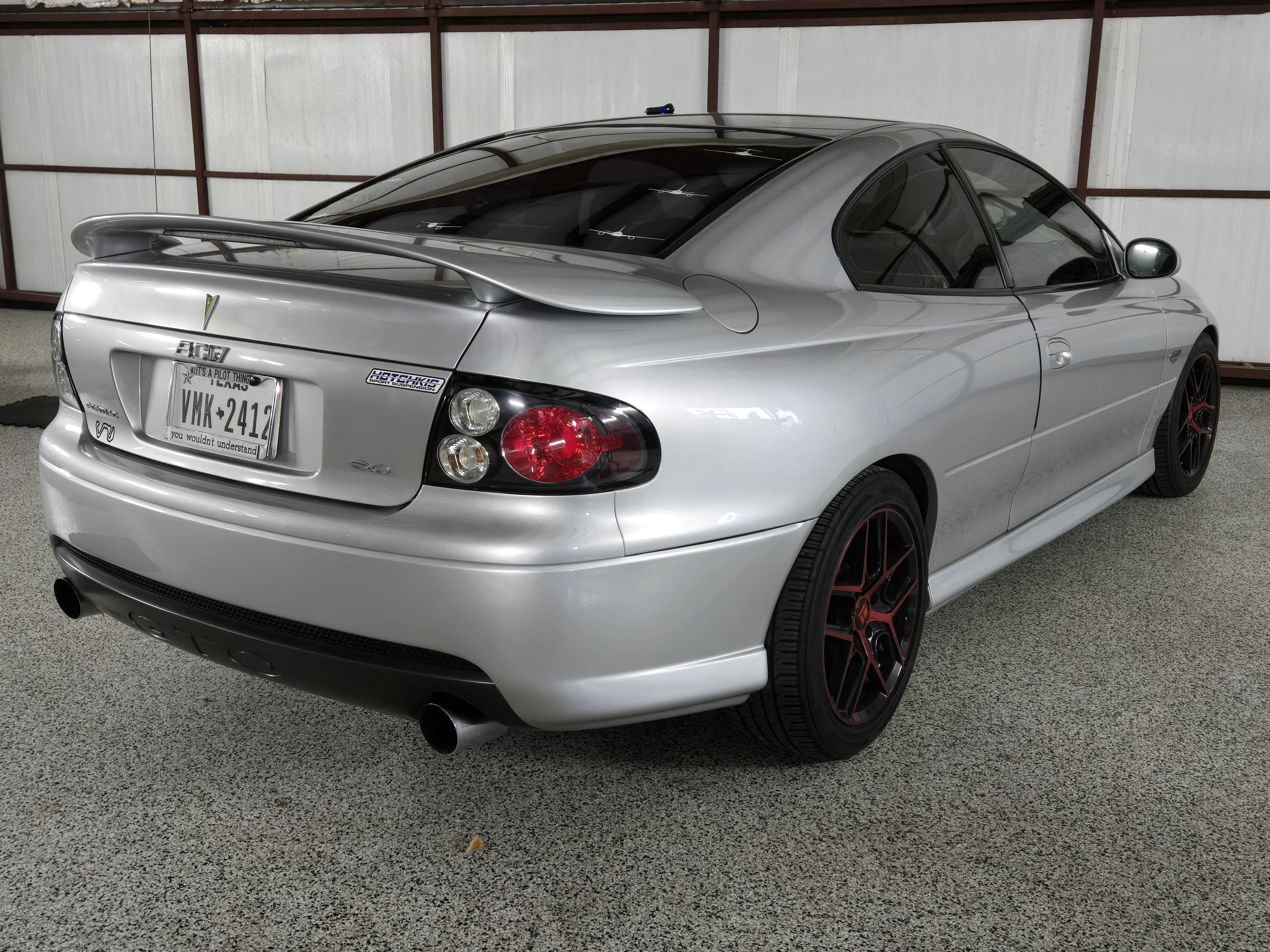 GTO on polyurea floor, it is a pilot thing you would not understand plate frame